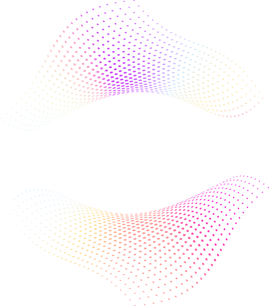 Holographic Halftone Dots Pattern